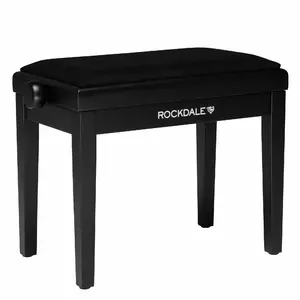 Банкетка для пианино Rockdale RHAPSODY 135 SV BLACK