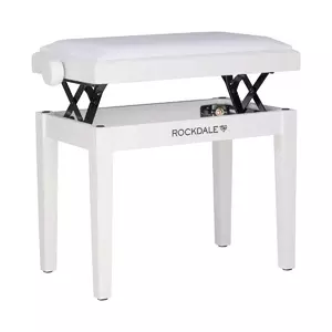 Банкетка для пианино Rockdale RHAPSODY 135 WHITE