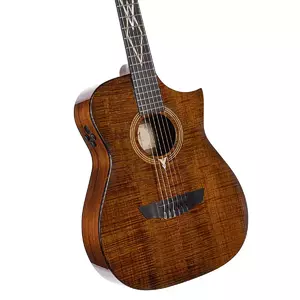 Электроакустическая гитара Cort LUXE-NYLON-II-WCASE-BKB