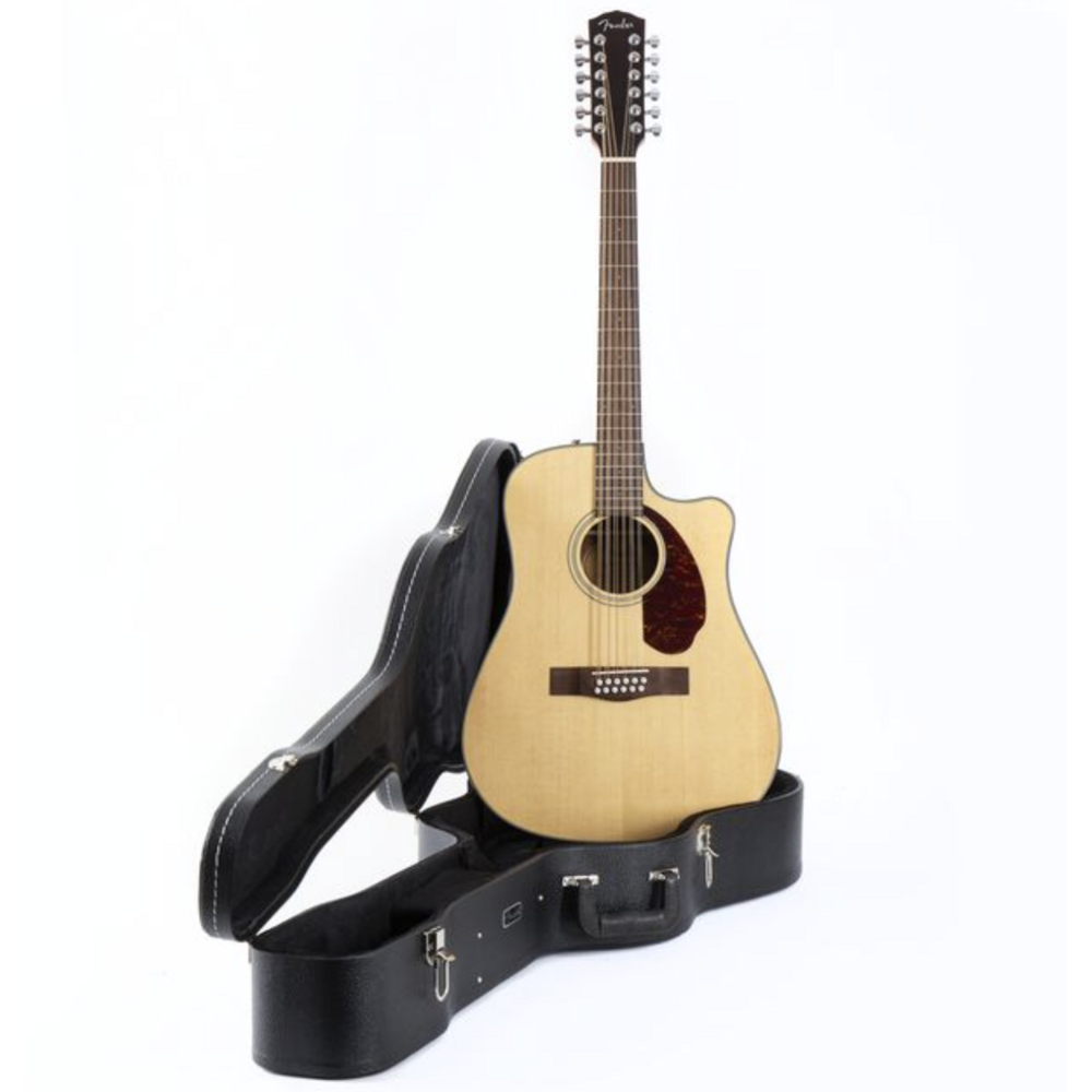 12-струнная электроакустическая гитара Fender CD-140SCE-12 Natural