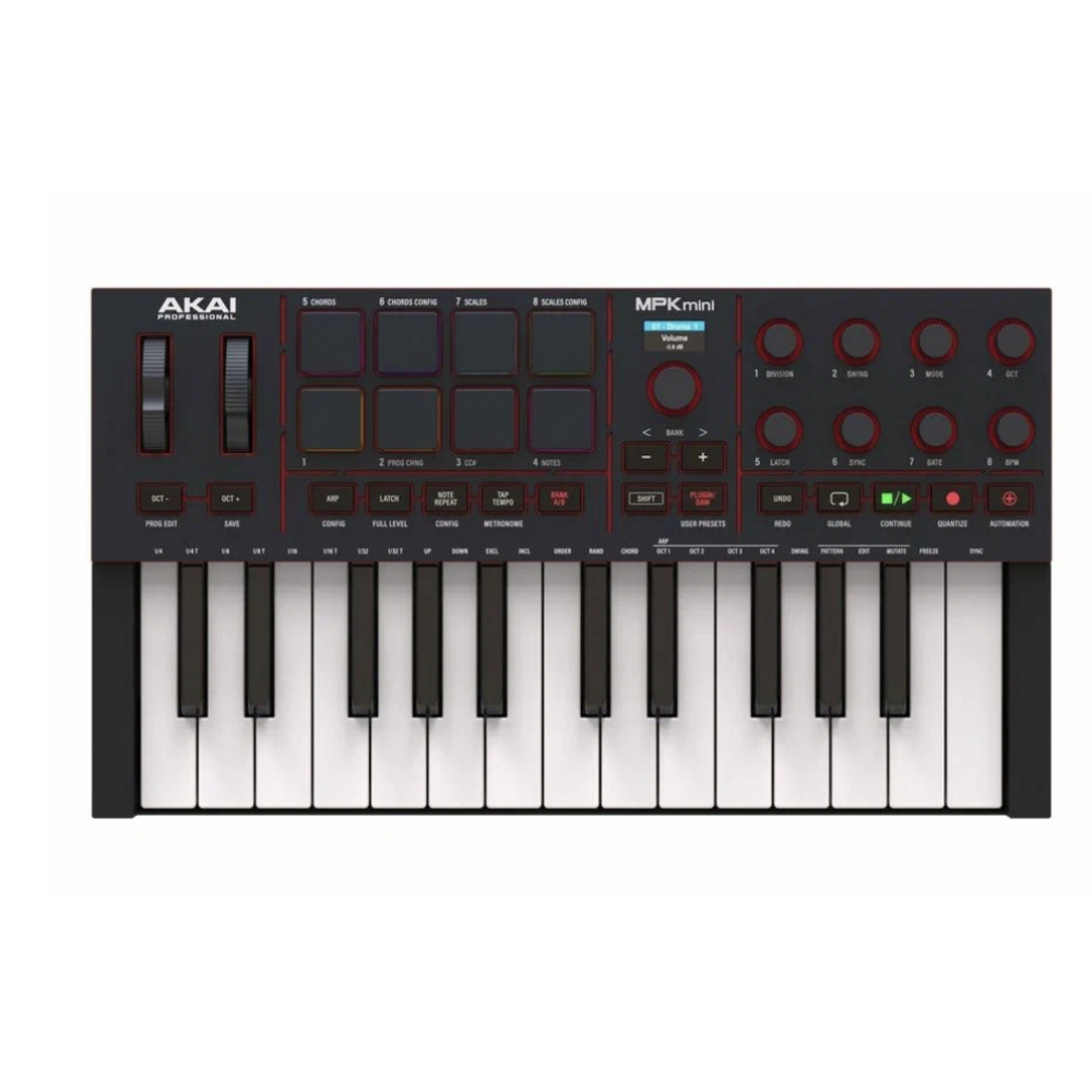 Миди клавиатура Akai Pro MPK MINI 4 Black