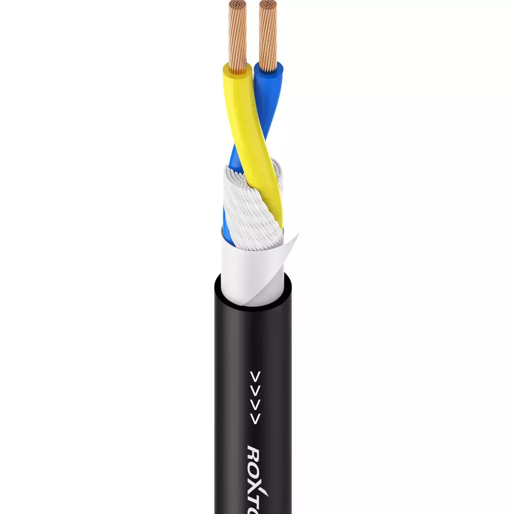 Кабель акустический на катушке Roxtone SC020E/100 Black 100.0m