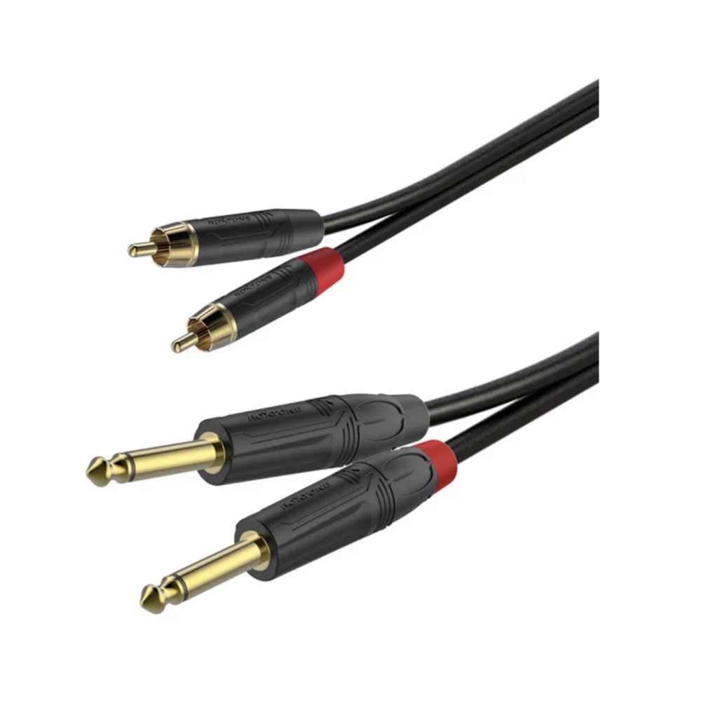 Кабель аудио 2xJack - 2xRCA Roxtone PACC200/3 3.0m