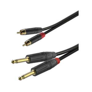 Кабель аудио 2xJack - 2xRCA Roxtone PACC200/3 3.0m