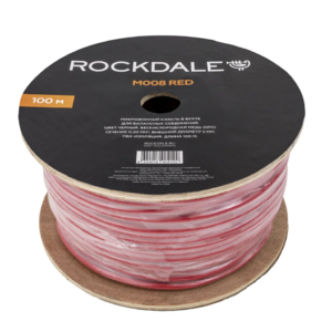 Кабель микрофонный на катушках Rockdale M008 Red 100,00 m