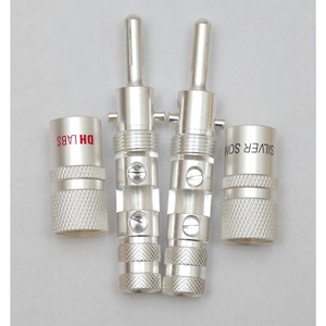 Разъем "Банана" DH Labs Banana Locking-1 Plug Silver
