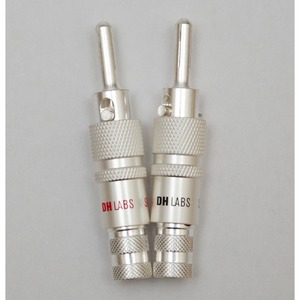 Разъем Банана DH Labs Banana Locking-1 Plug Silver