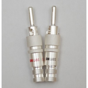 Разъем Банана DH Labs Banana Locking-1 Plug Silver