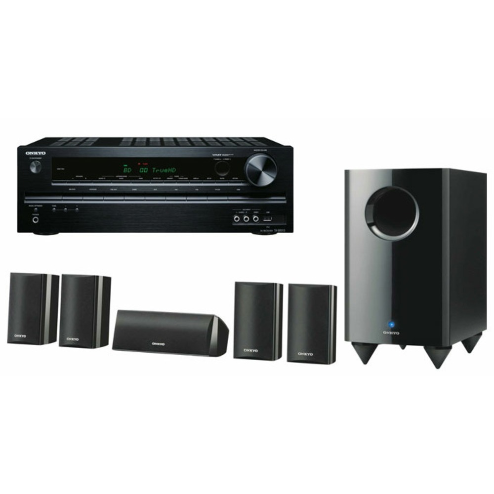 Домашний кинотеатр Onkyo TX-SR313 + Onkyo SKS-HT528