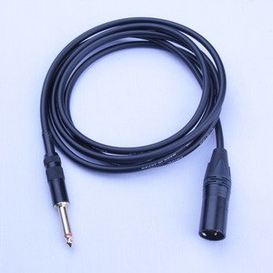 Кабель аудио 1xJack - 1xXLR Canare (Арт. IC-011337) L-2T2S BLK 2.0m