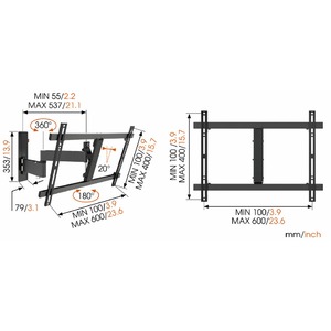 Кронштейн фиксированный Vogels WALL2345