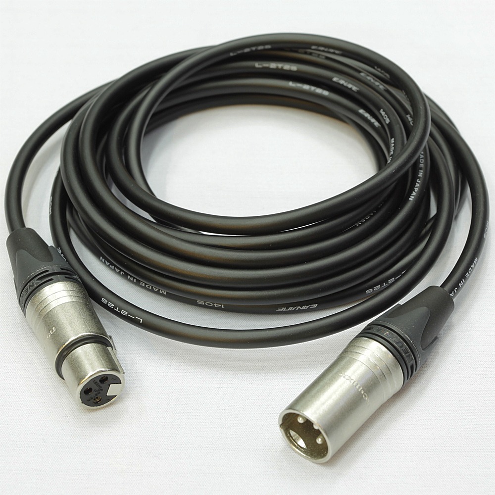 Кабель аудио 1xXLR - 1xXLR Canare (Арт. 391) L-2T2S BLK 4.0m