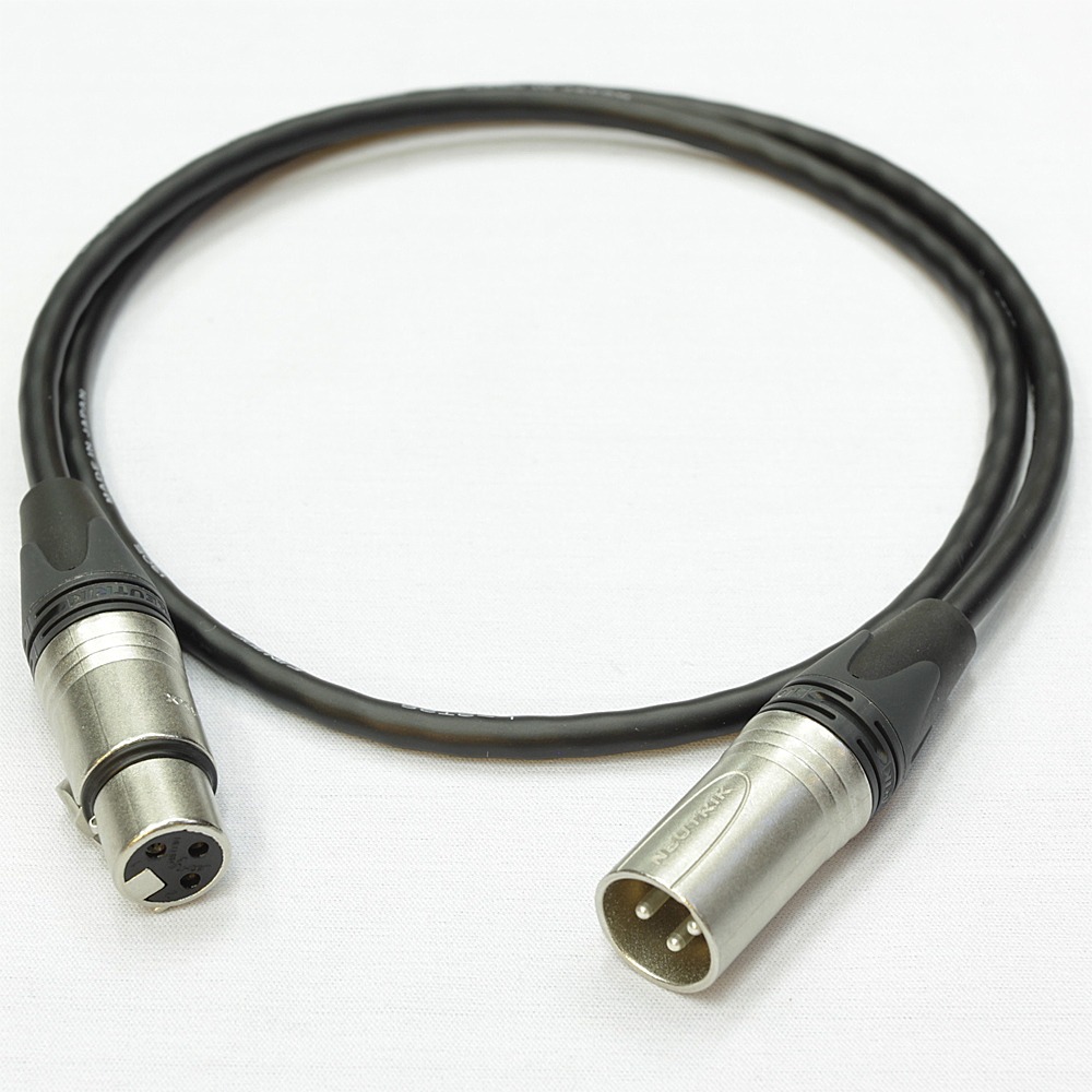 Кабель аудио 1xXLR - 1xXLR Canare (Арт. 393) L-2T2S BLK 0.9m