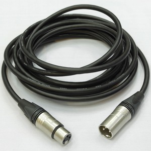 Кабель аудио 1xXLR - 1xXLR Canare (Арт. 399) 4S6 BLK 4.9m