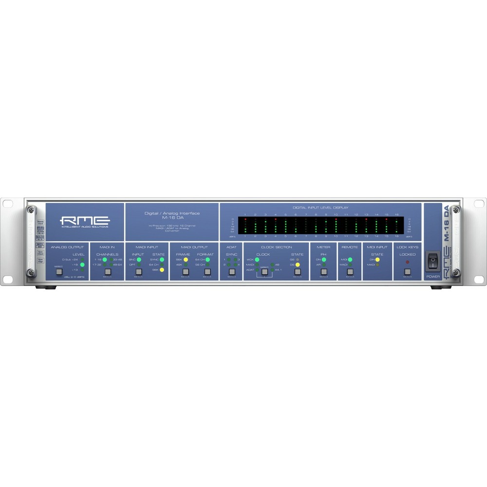 Преобразователь форматов студийный RME M-16 DA