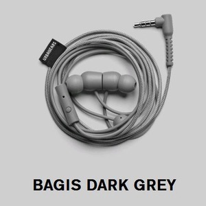 Наушники внутриканальные классические Urbanears Bagis Dark Grey