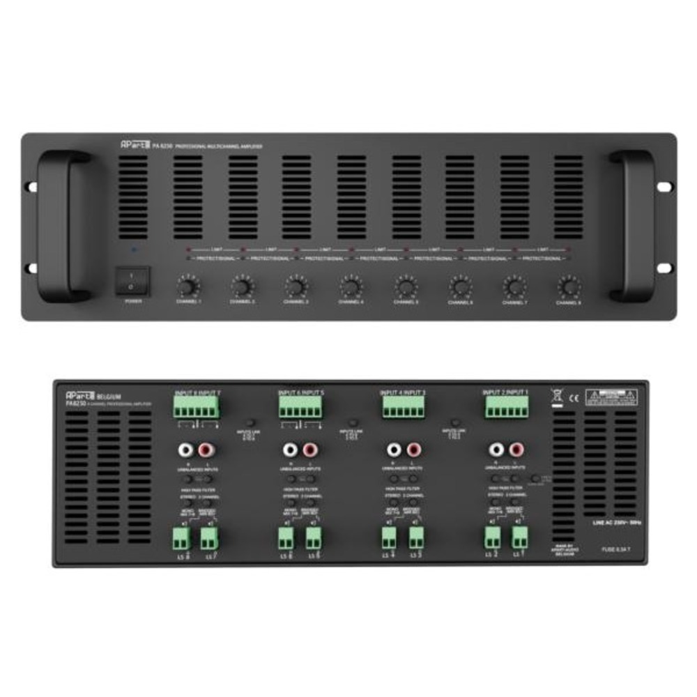 Усилитель трансляционный низкоомный Apart PA8250