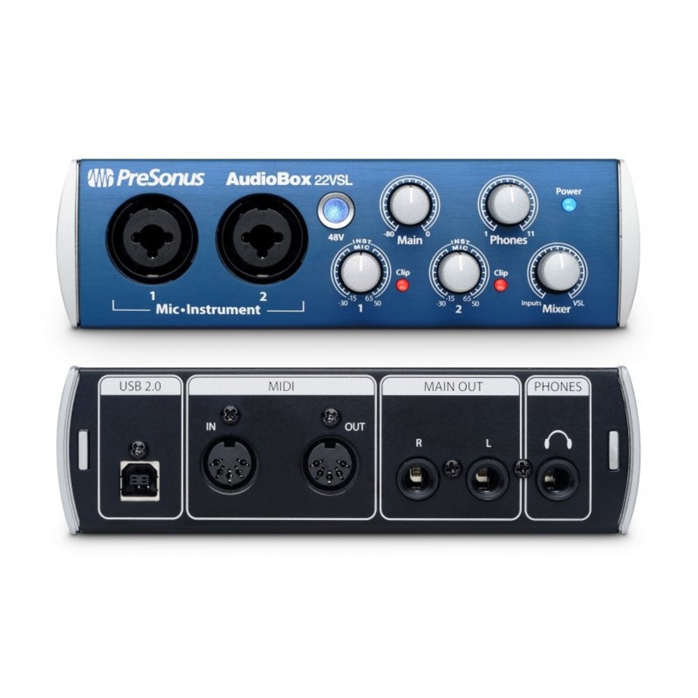 Внешняя звуковая карта с USB PreSonus AudioBox 22VSL