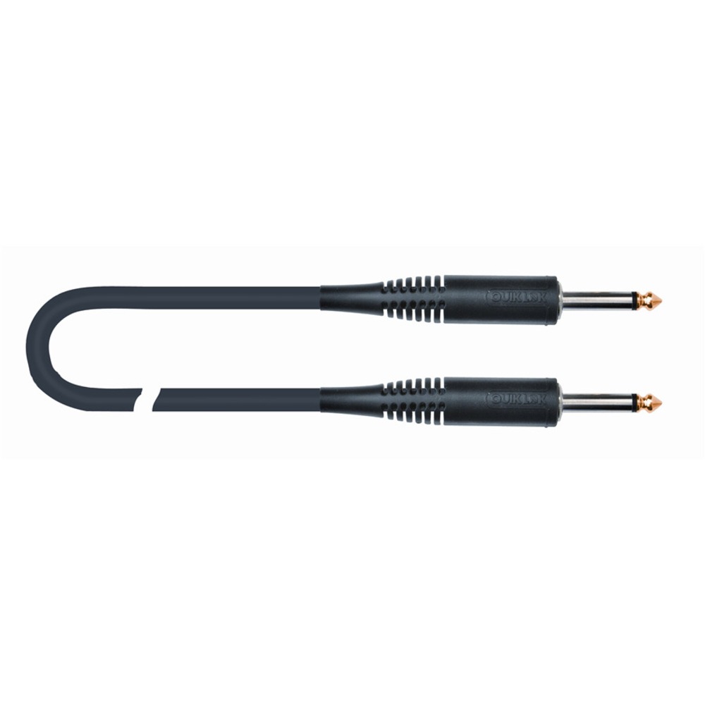 Кабель аудио 1xJack - 1xJack QUIK LOK S198-3 BK 3.0m