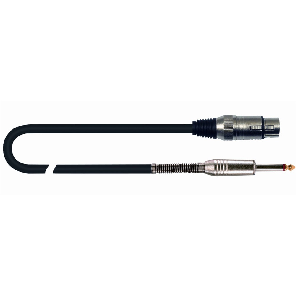 Кабель аудио 1xJack - 1xXLR QUIK LOK CM200F-6 6.0m