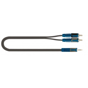 Кабель аудио 1xJack - 2xRCA QUIK LOK RKSA150-2 2.0m