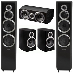 Комплект акустических систем Wharfedale Diamond 10.7 + Diamond 10.1 + Diamond 10 CS Blackwood