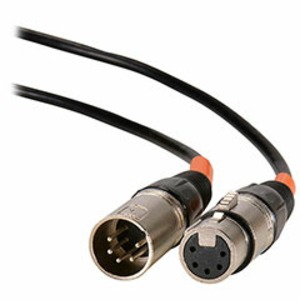 Кабель аудио 1xXLR - 1xXLR CHAUVET DMX5P10FT DMX Cable 3m