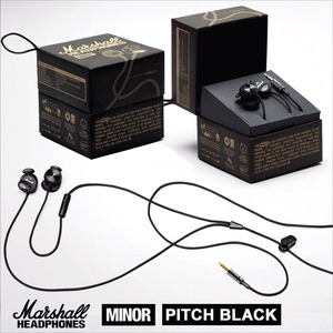 Наушники внутриканальные классические Marshall Minor Pitch Black