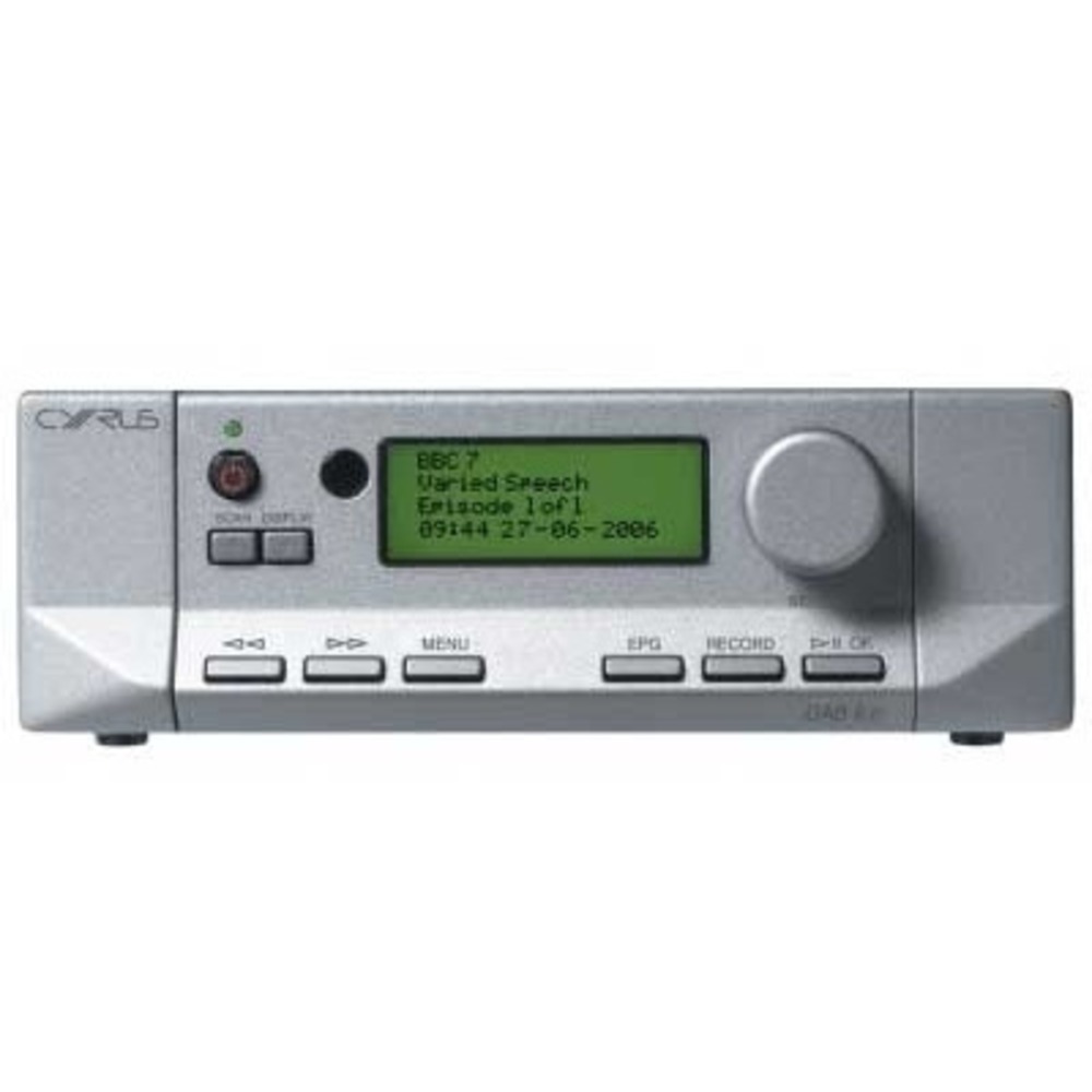 FM/AM ресивер Cyrus DAB 8.0 Silver