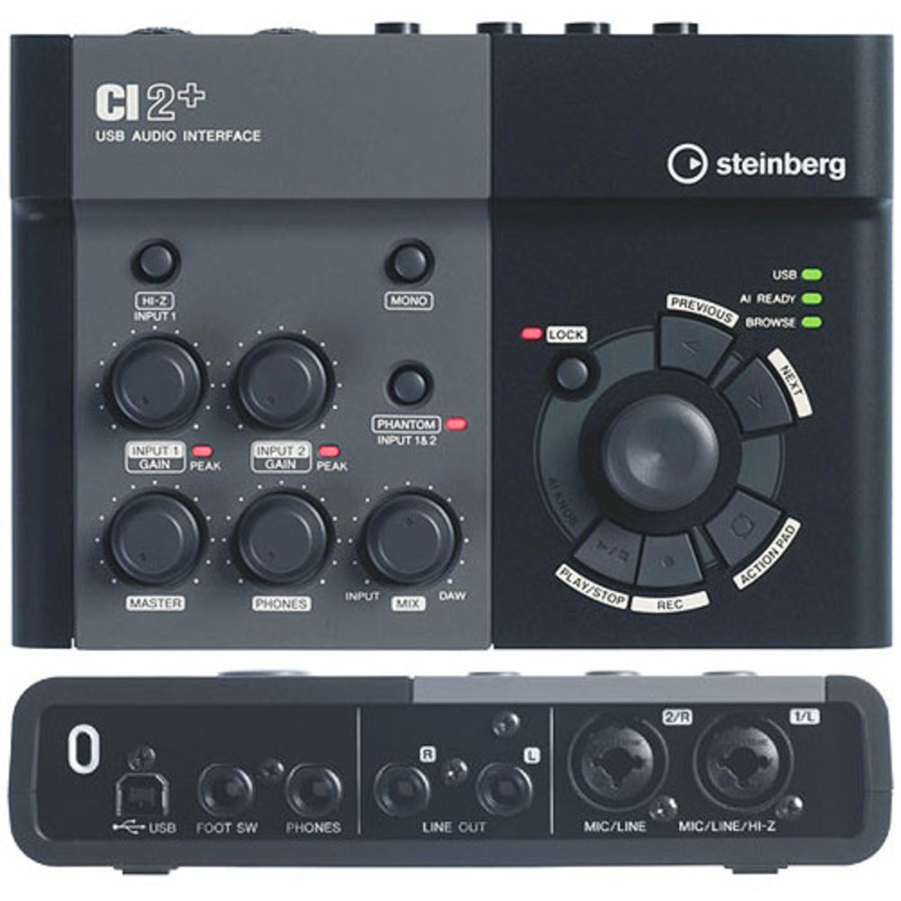 Внешняя звуковая карта с USB Steinberg CI2+ Pro Kit