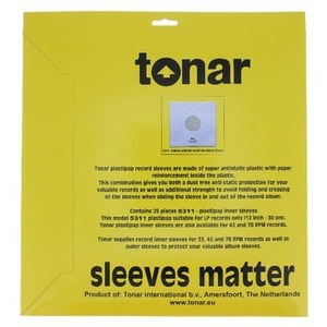 Антистатический конверт Tonar 5311 Plastipap Record Inner Sleeves 12
