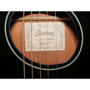 Электроакустическая гитара IBANEZ TCY10E BLACK