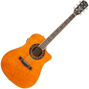 Электроакустическая гитара Fender T-Bucket 300CE Amber Quilt Maple
