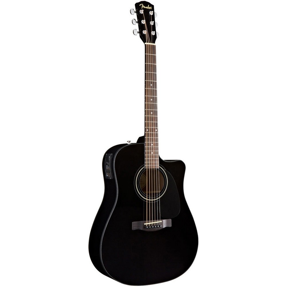 Электроакустическая гитара Fender CD-60CE Dreadnought Black W/Fishman Miniq Preamp