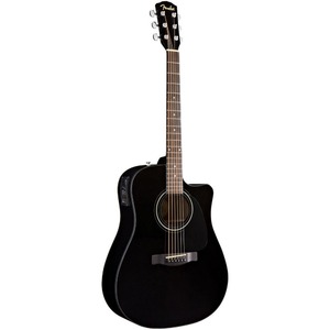 Электроакустическая гитара Fender CD-60CE Dreadnought Black W/Fishman Miniq Preamp