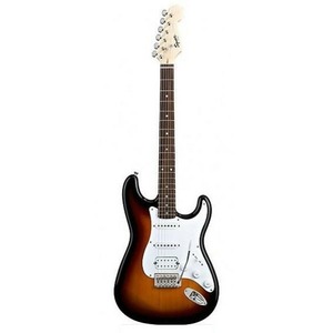 Электрогитара FENDER Squier Bullet Strat Tremolo HSS - RW - Brown Sunburst