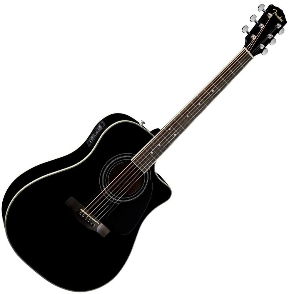Электроакустическая гитара Fender CD-140SCE Dreadnought Black