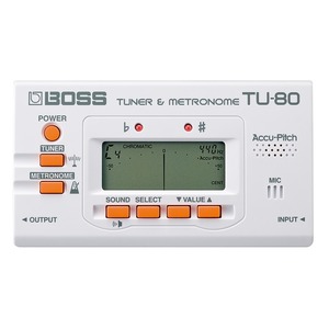 Тюнер/метроном Boss TU-80-WH