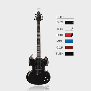 Гитара леворукая Samick EV30LH/BKG