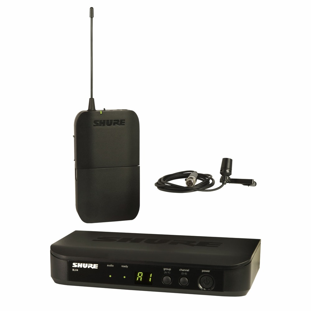 Радиосистема с петличным микрофоном Shure BLX14E/CVL K3E 606-638 MHz