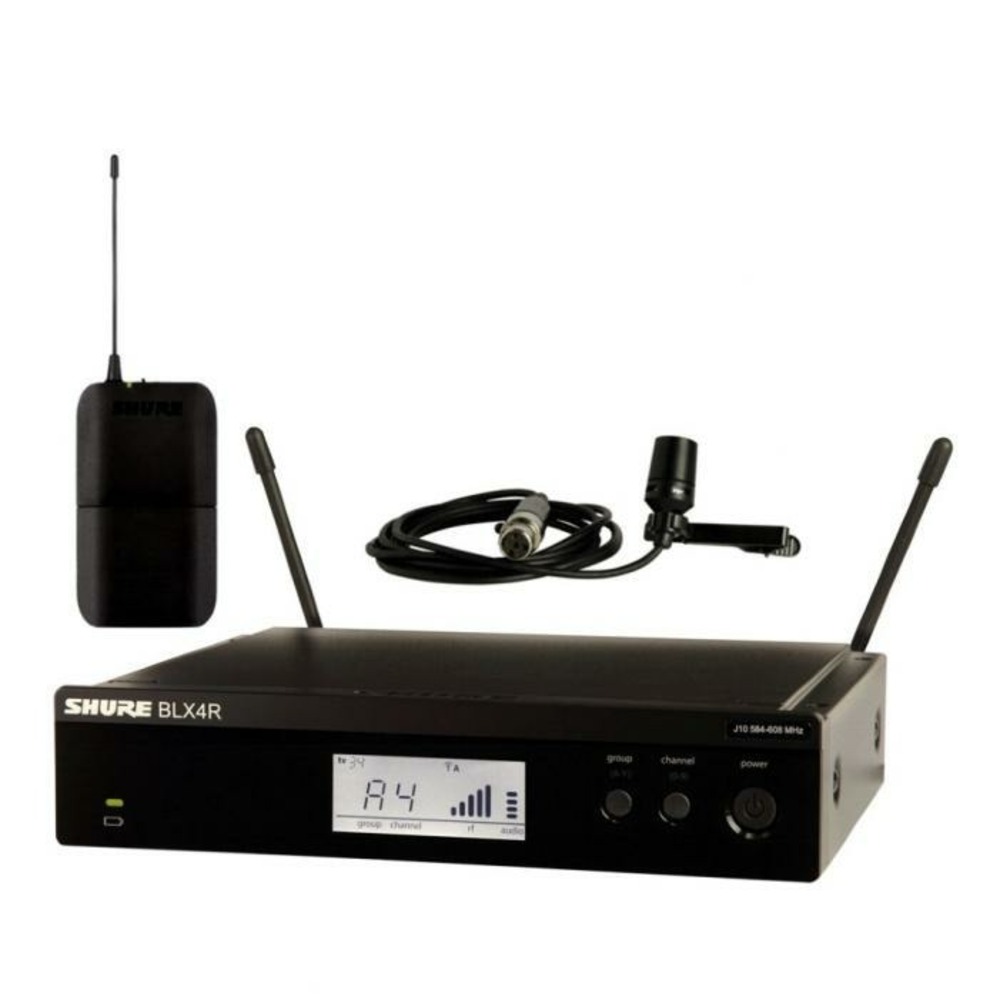 Радиосистема с петличным микрофоном Shure BLX14RE/CVL K3E 606-638 MHz