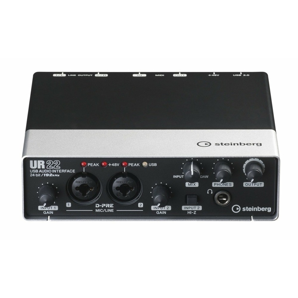 Внешняя звуковая карта с USB Steinberg UR22 + Cubase Artist 7 UG4