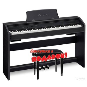 Пианино цифровое Casio Privia PX-750BK + Vision AP-5102 Black