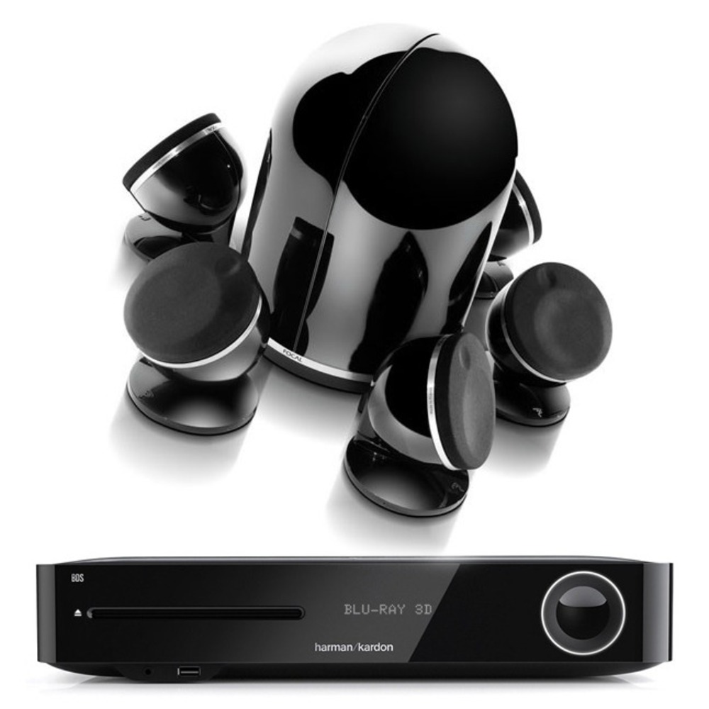 Комплект акустических систем Harman Kardon BDS 580 BQ + Focal Dome 5.1 Pack Black