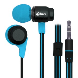 Наушники внутриканальные классические Ritmix RH-185 Blue