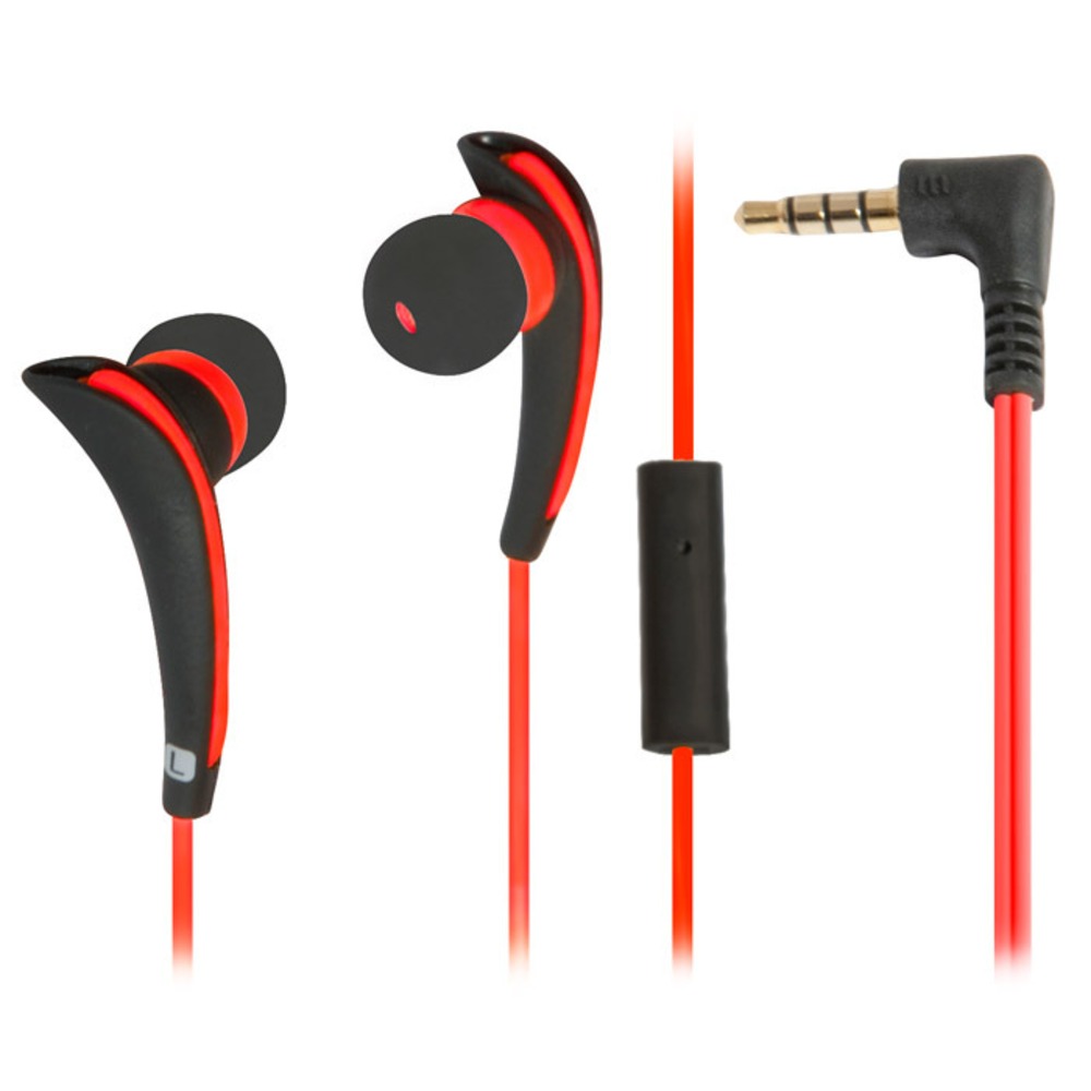 Наушники внутриканальные классические Ritmix RH-187M Red