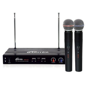 Радиосистема с ручным передатчиком Ritmix RWM-221 Black